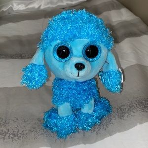 Blue poodle Beanie Boo